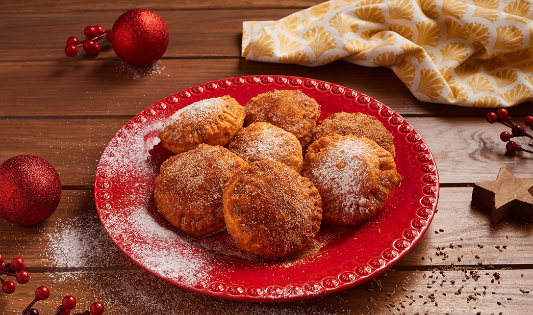 Filhós com queijo
