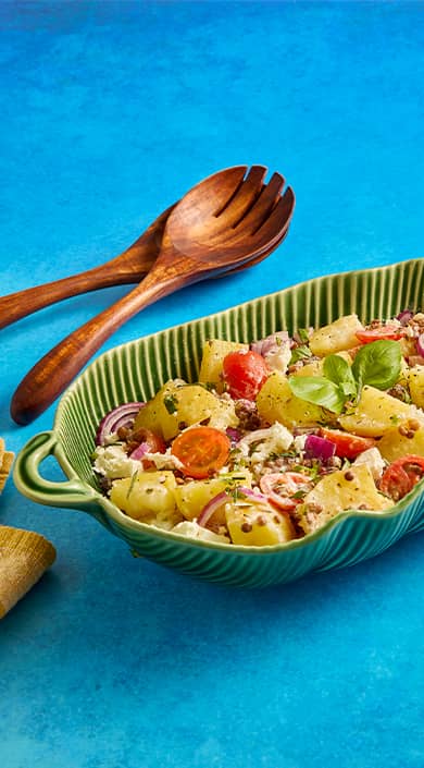 Salada de batata simples e rápida