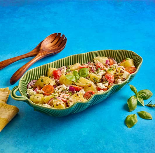 Salada de batata simples e rápida