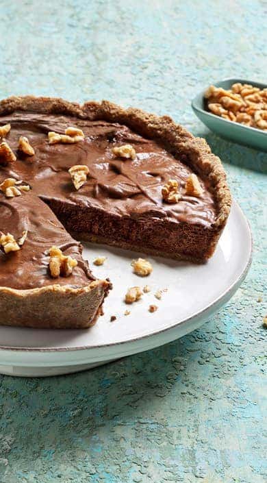 Receita de Tarte de chocolate com noz