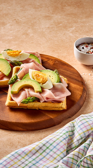 Waffles de verão