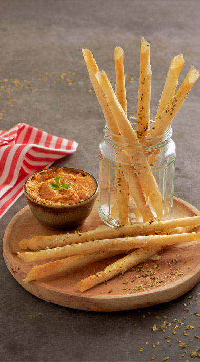 Receita de massa filo com orégãos