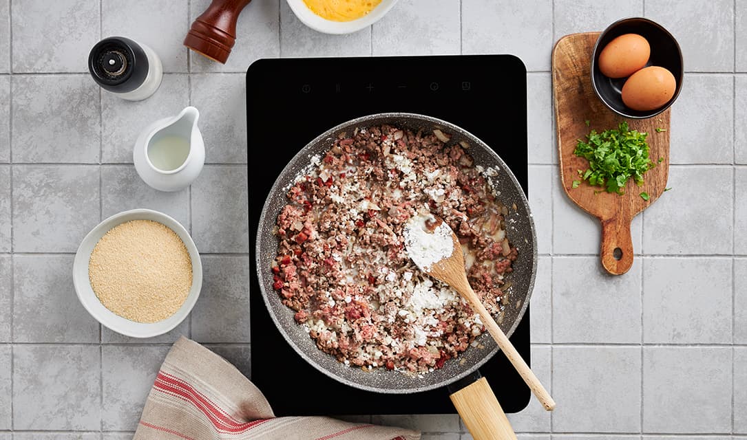 Ingredientes para croquetes