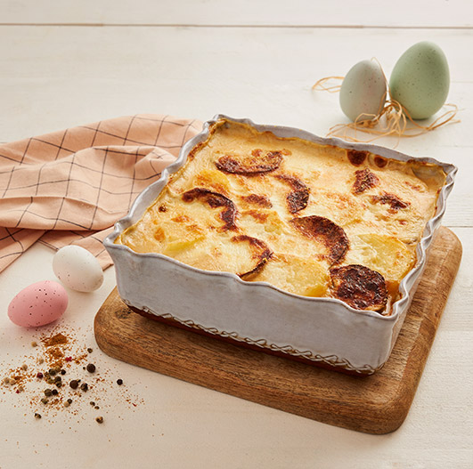 GRATINADO DE CABRITO E BATATA