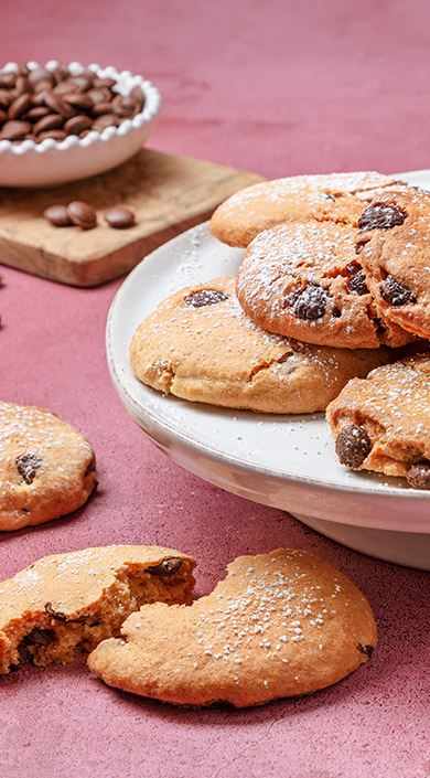 Cookies com pepitas de chocolate na Air fryer