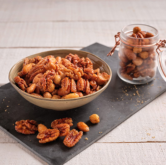 Receita de Frutos Secos Caramelizados