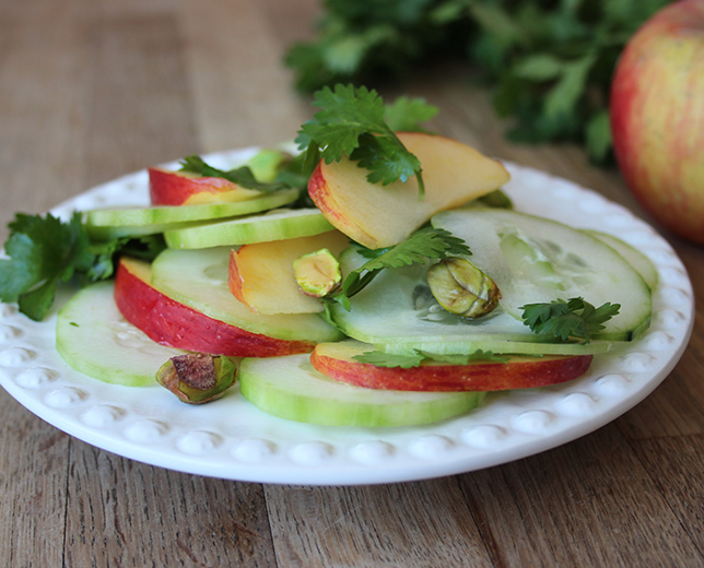 Salada de maçã com pepino