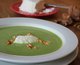 Sopa de Brócolos com requeijão e nozes
