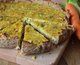 Quiche de alho francês e frango