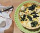 Quiche de espinafres e requeijão